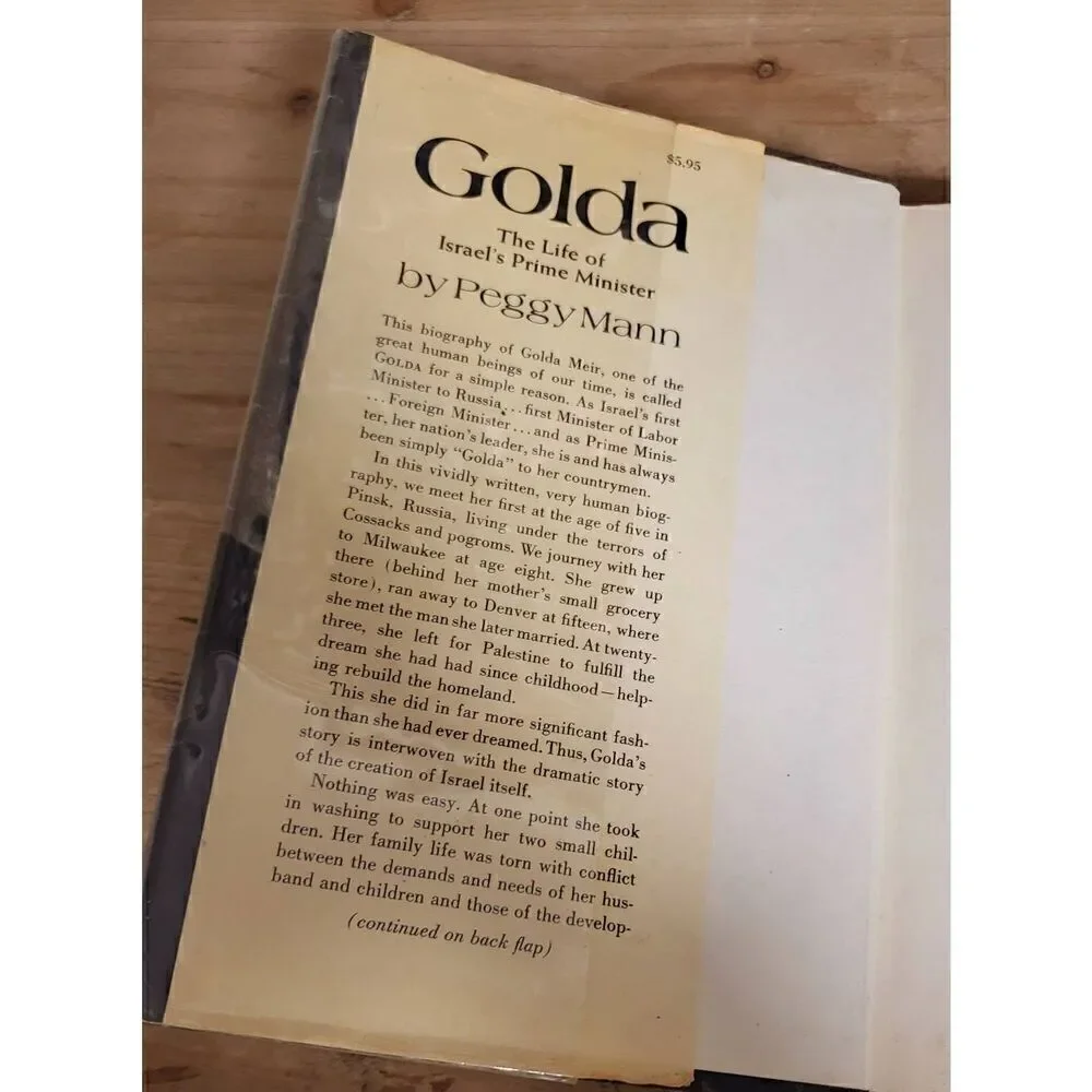 Golda book by Peggy Mann